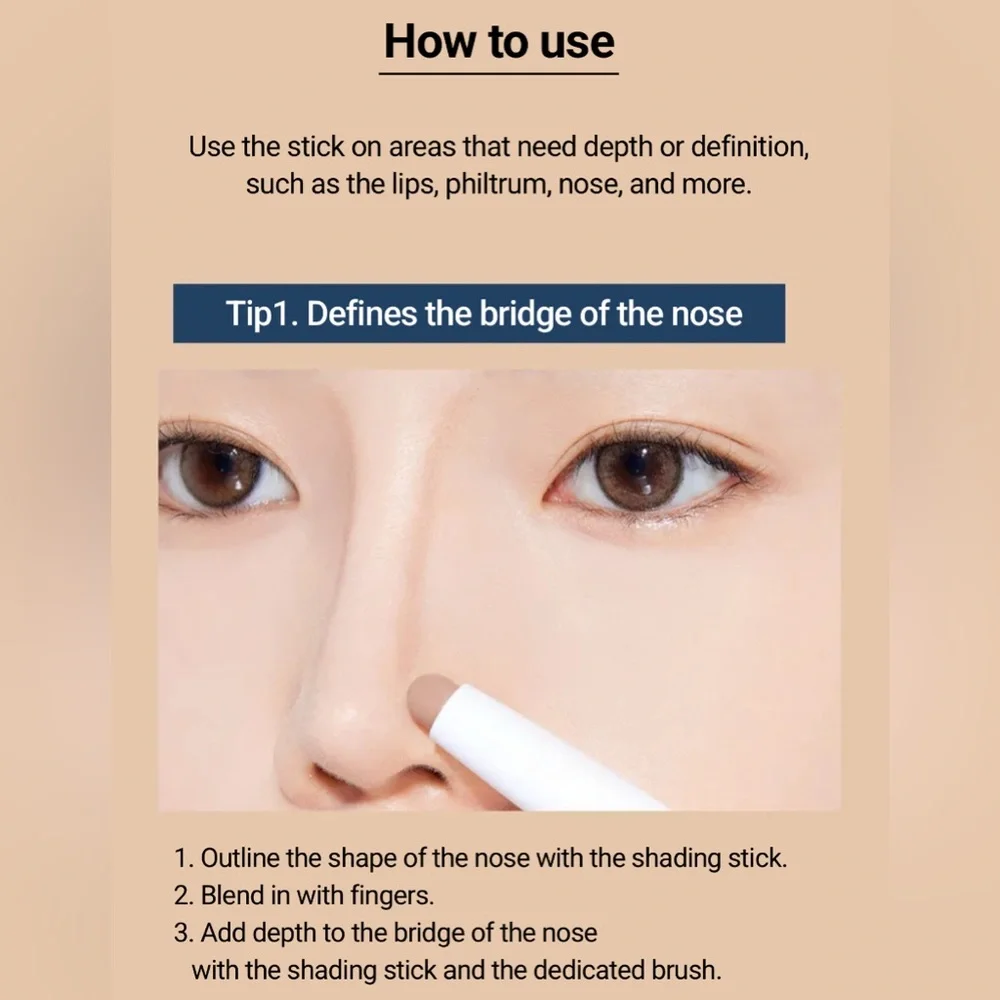 Etude Cool Shading Reborn Maker Contour Stick- cool skin tones, no red or yellow